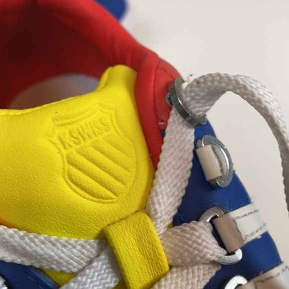 K-Swiss Blue Yellow And Red Sneakers Size 12 - Picture 12 of 16